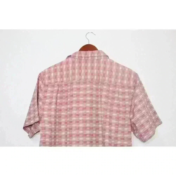 Tommy Bahama Men's 100 % Silk Casual Relaxed Fit Sporty Short Sleeve Shirt Sz M - Picture 3 of 13